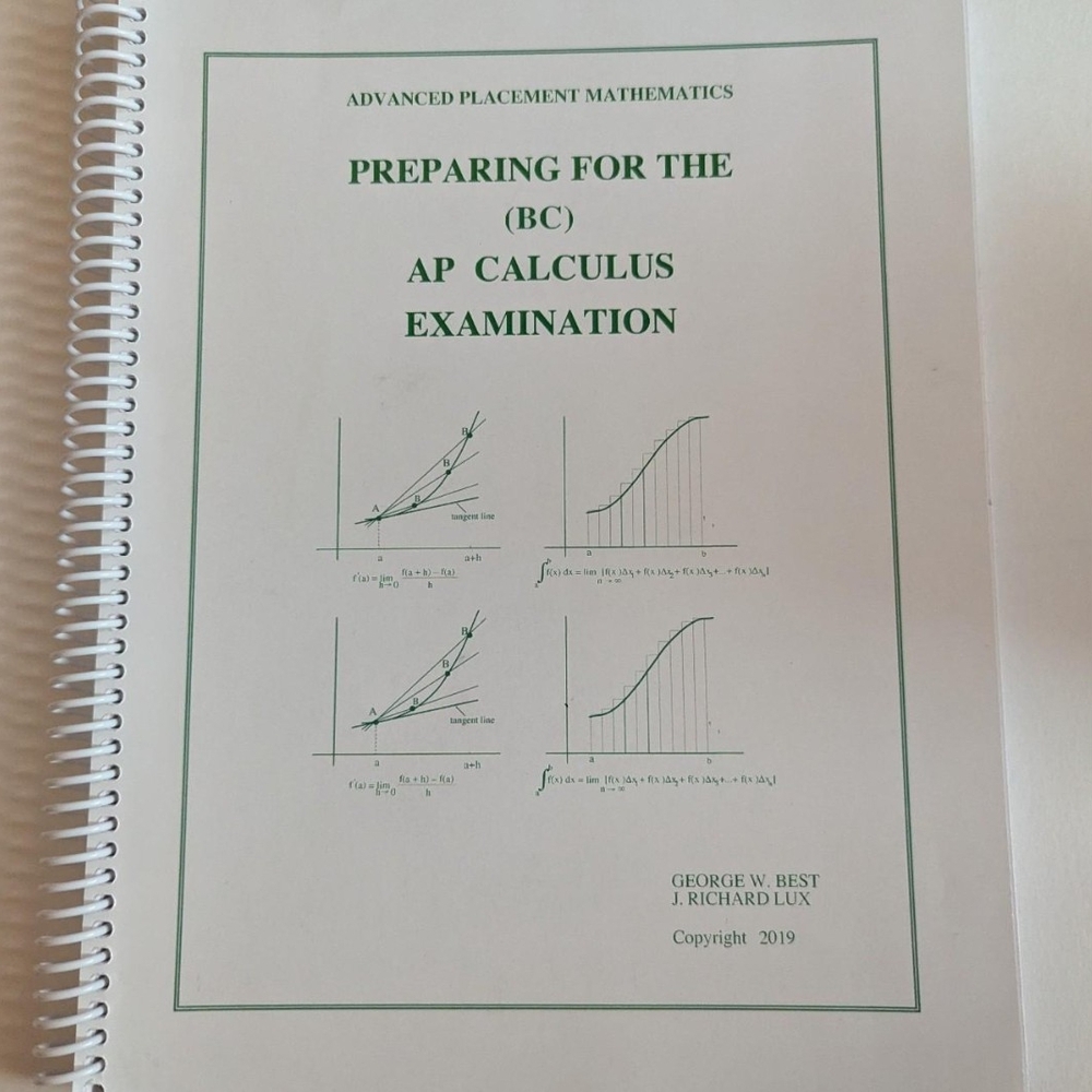 AP Calculus Exam Prep Book